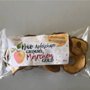 Grimms Märchen Gold - Bio Apfelchips 20g Snack Pack